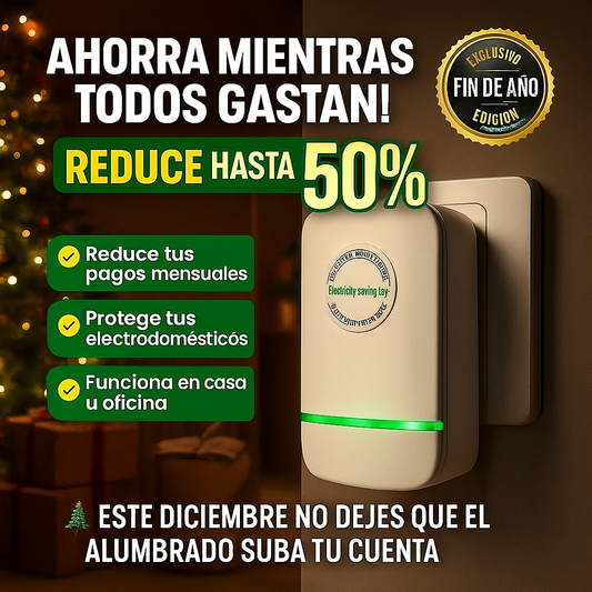 EcoPower™ – Ahorrador de Energía Hogar & Oficina 🎁